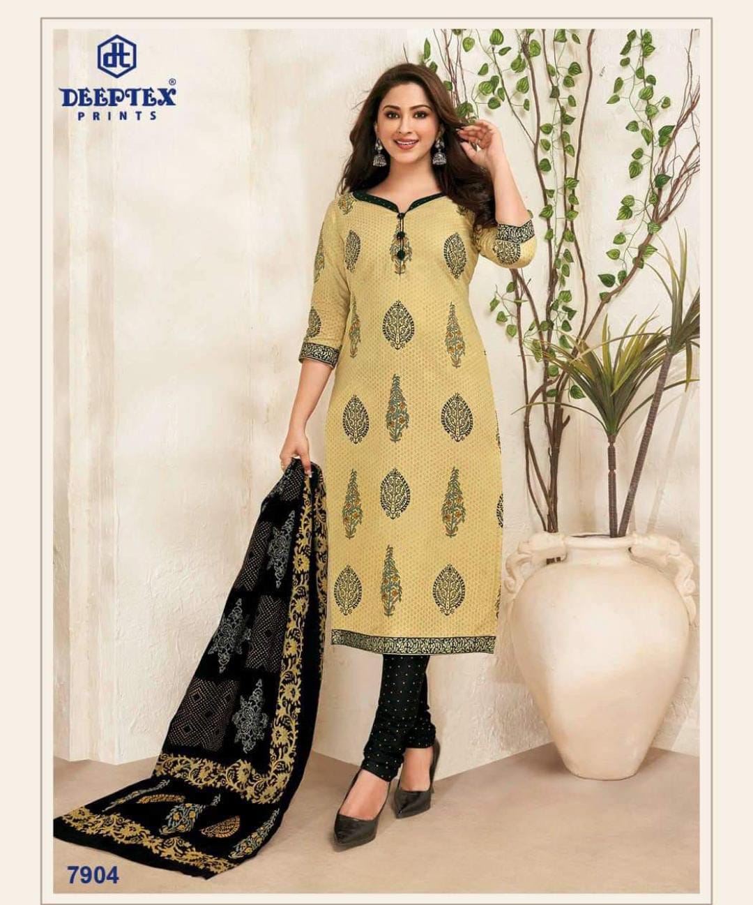 Deeptex Vol 79 Printed Cotton Dress Material Catalog